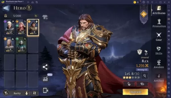 Watcher of Realms hero lineup showcasing diverse character classes