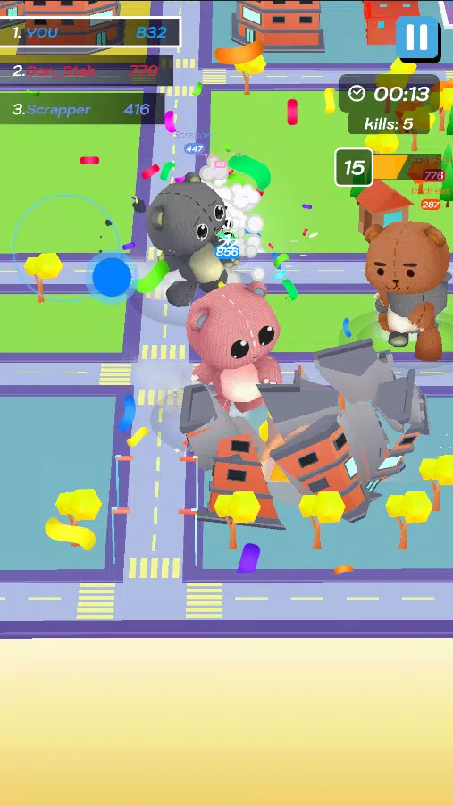 Crazy Monster City Скриншот 1