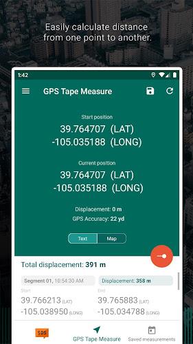 My GPS Tape Measure Screenshot 2