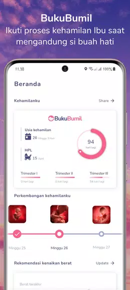 BukuBumil - Pregnancy Tracker 스크린샷 0