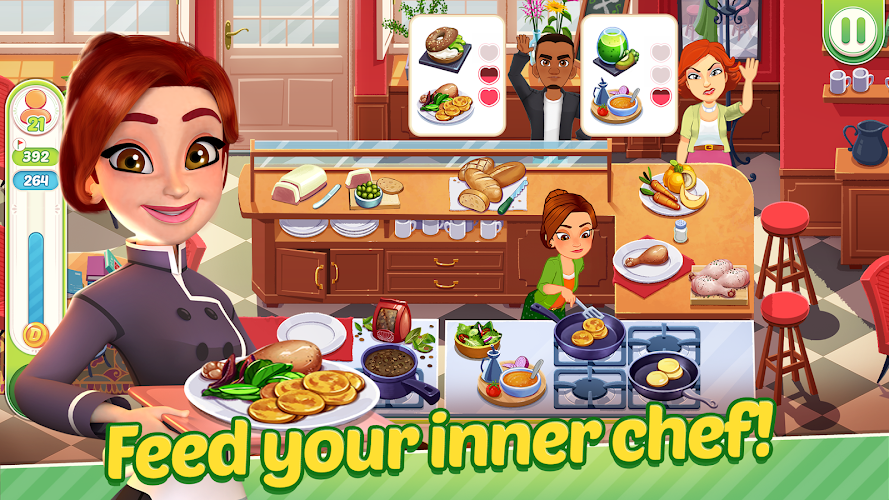 Delicious World - Cooking Game Tangkapan skrin 1