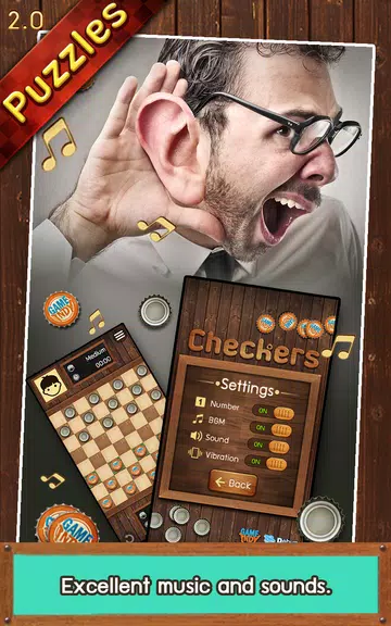 Thai Checkers - Genius Puzzle スクリーンショット 1