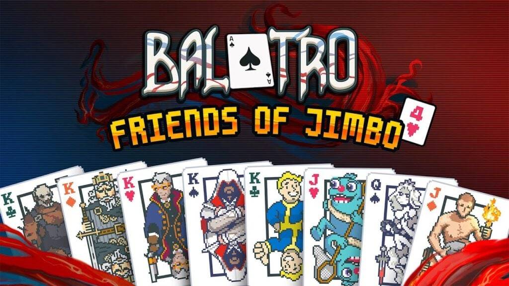 Balatro представляет набор Friends of Jimbo из 4 предметов
