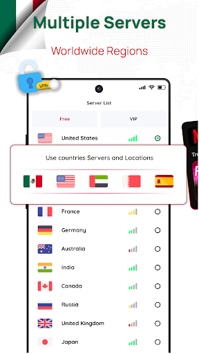 Mexico VPN - Get Mexican IP Capture d'écran 1