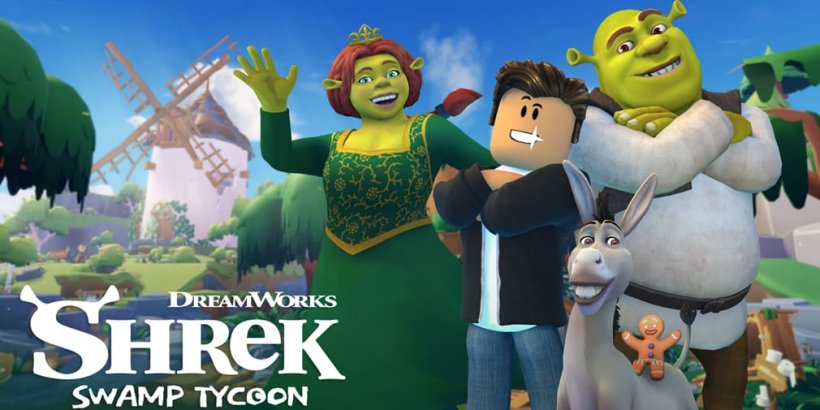 Der sanfte grüne Riese kommt mit Shrek Swamp Tycoon nach Roblox