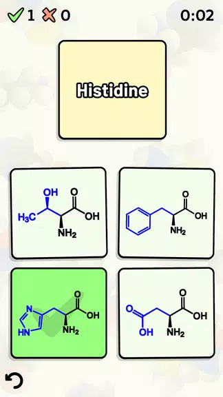 Amino Acid Quiz Tangkapan skrin 0