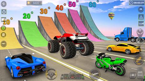 Superhero Game: Ramp Car Stunt Schermafbeelding 2