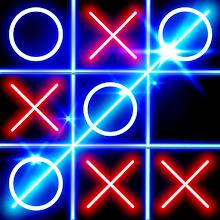 Tic Tac Toe Glow: 2 Players