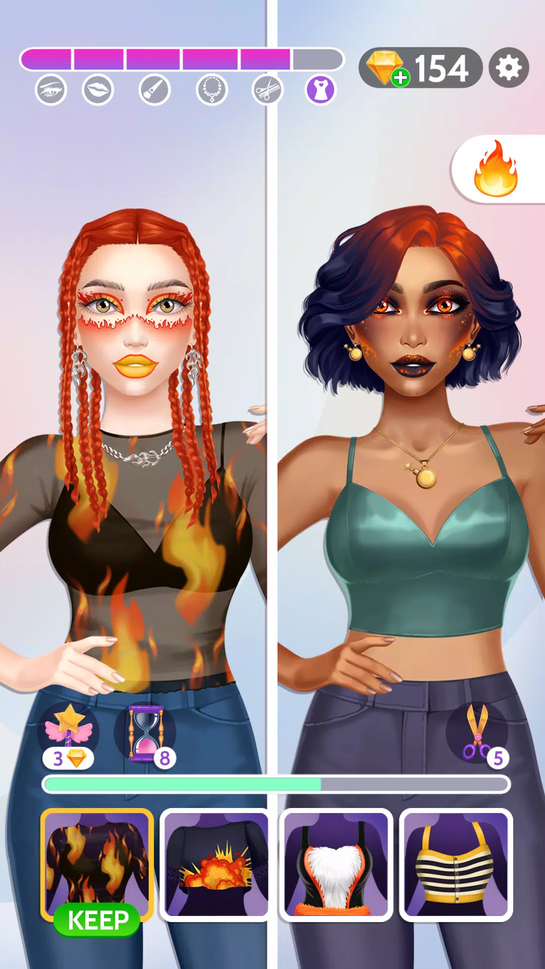 Emoji Makeup Game Ekran Görüntüsü 3