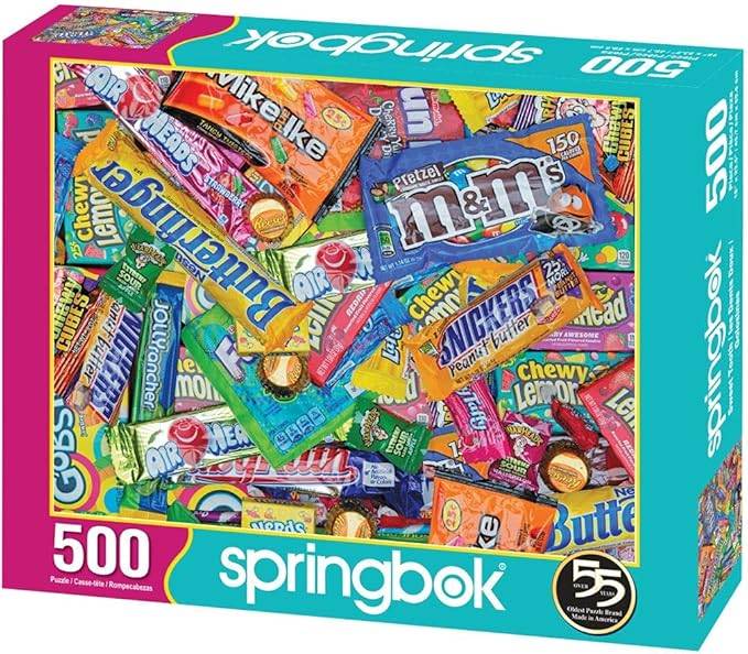 Springbok'un 500 parçalı Jigsaw Bulmaca Tatlı Diş, Multi