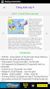 Tieng Anh Lop 9 - English 9 Capture d'écran 2