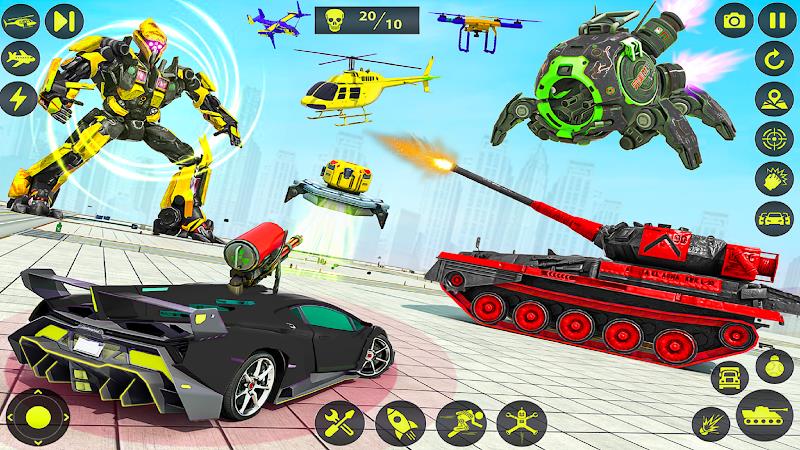 Army Tank Robot Car Games: ภาพหน้าจอ 3