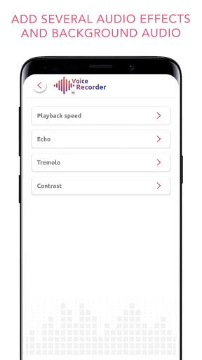 Voice Recorder and Editor App Captura de tela 2