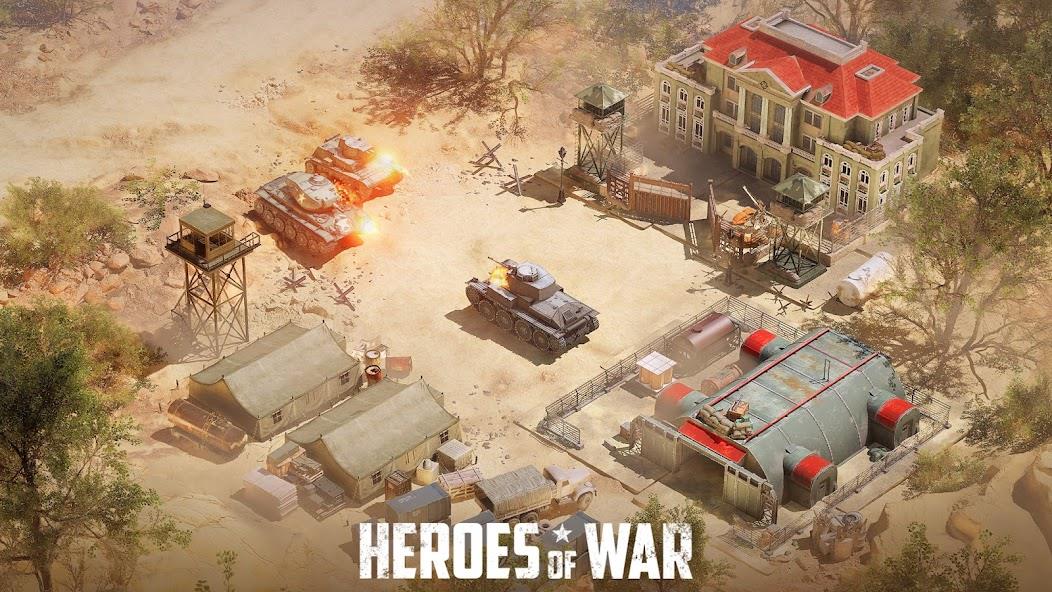 Heroes of War: Idle army game Mod Screenshot 2