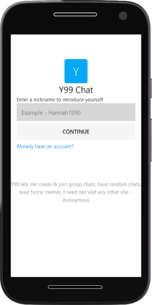 Y99 Chat - Your friend finder Captura de pantalla 2