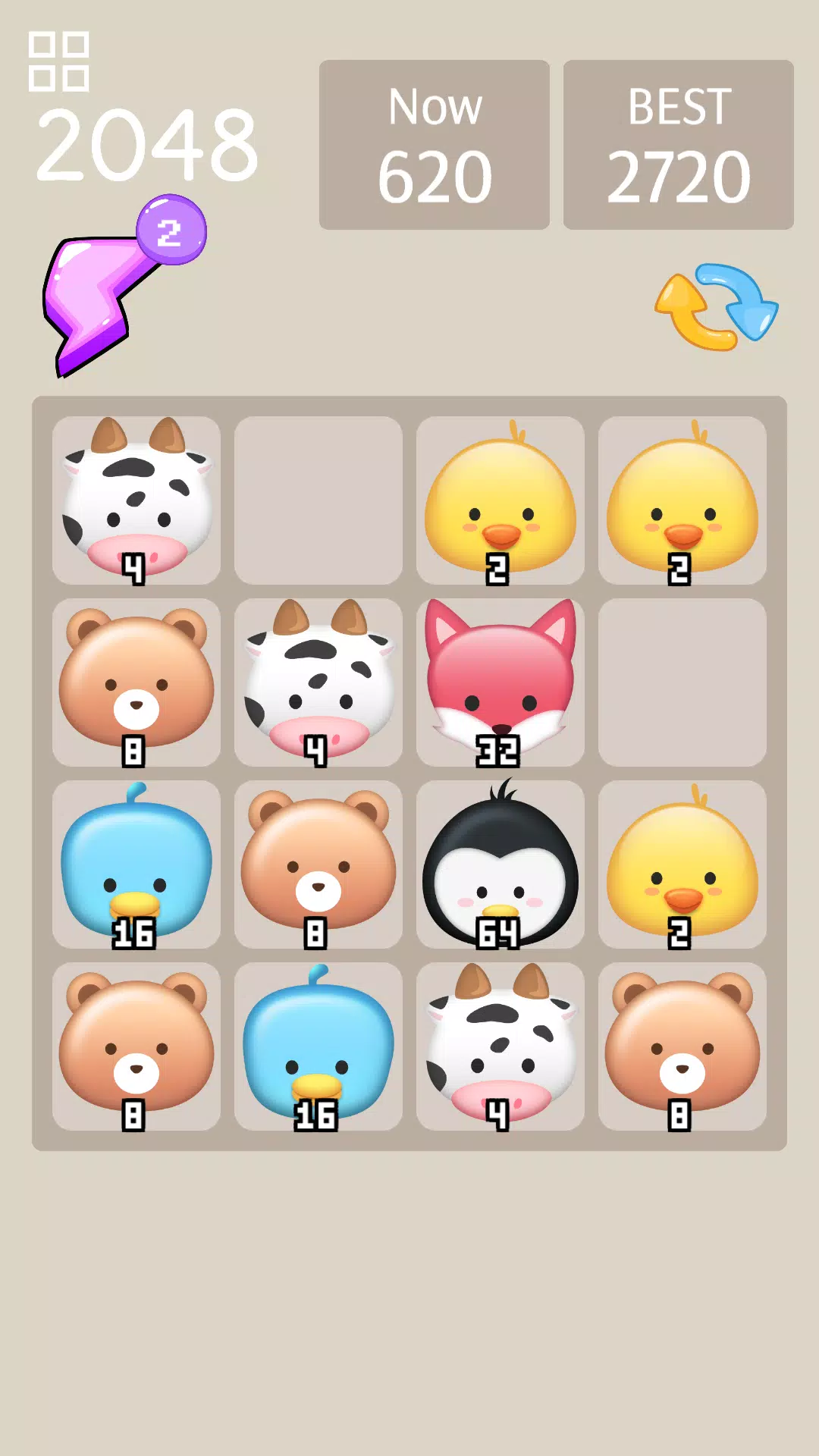 Cats Of 2048 Schermafbeelding 1