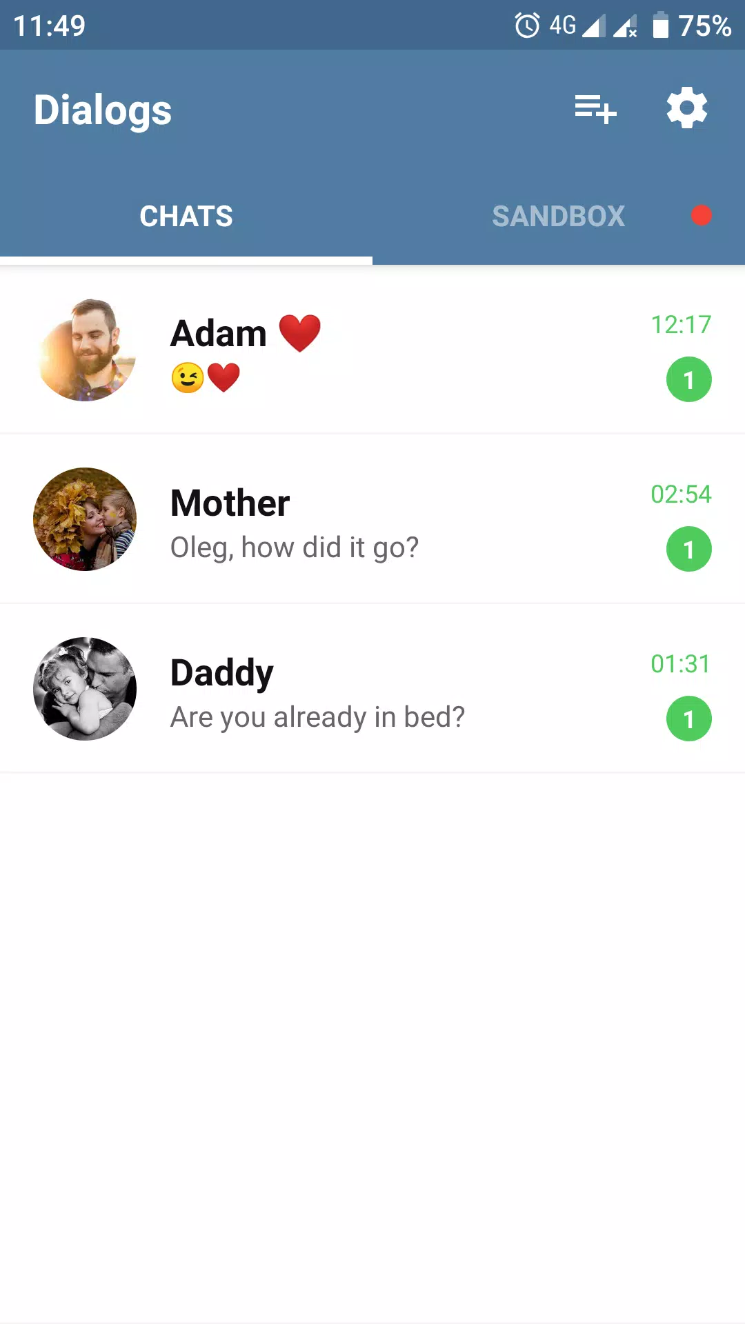 Fake Chat Story Messenger Capture d'écran 0