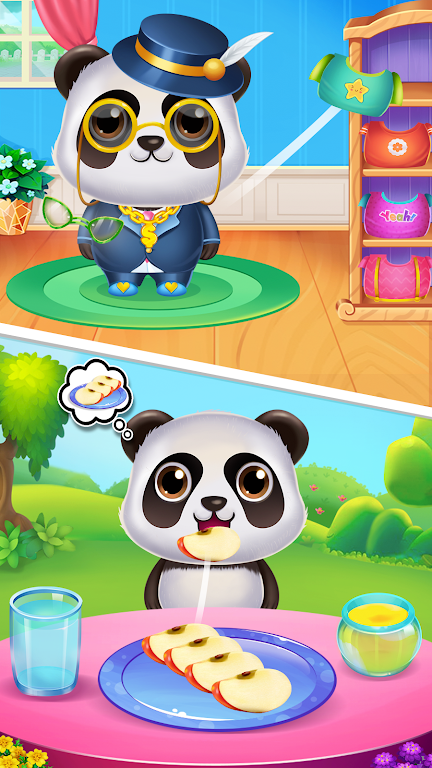 Panda caretaker pet salon game Captura de tela 0