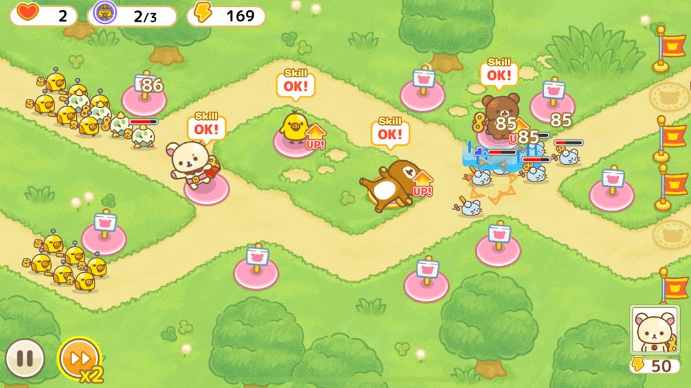 Korilakkuma Tower Defense স্ক্রিনশট 3