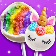 Unicorn Cake Pop - Sweet Food