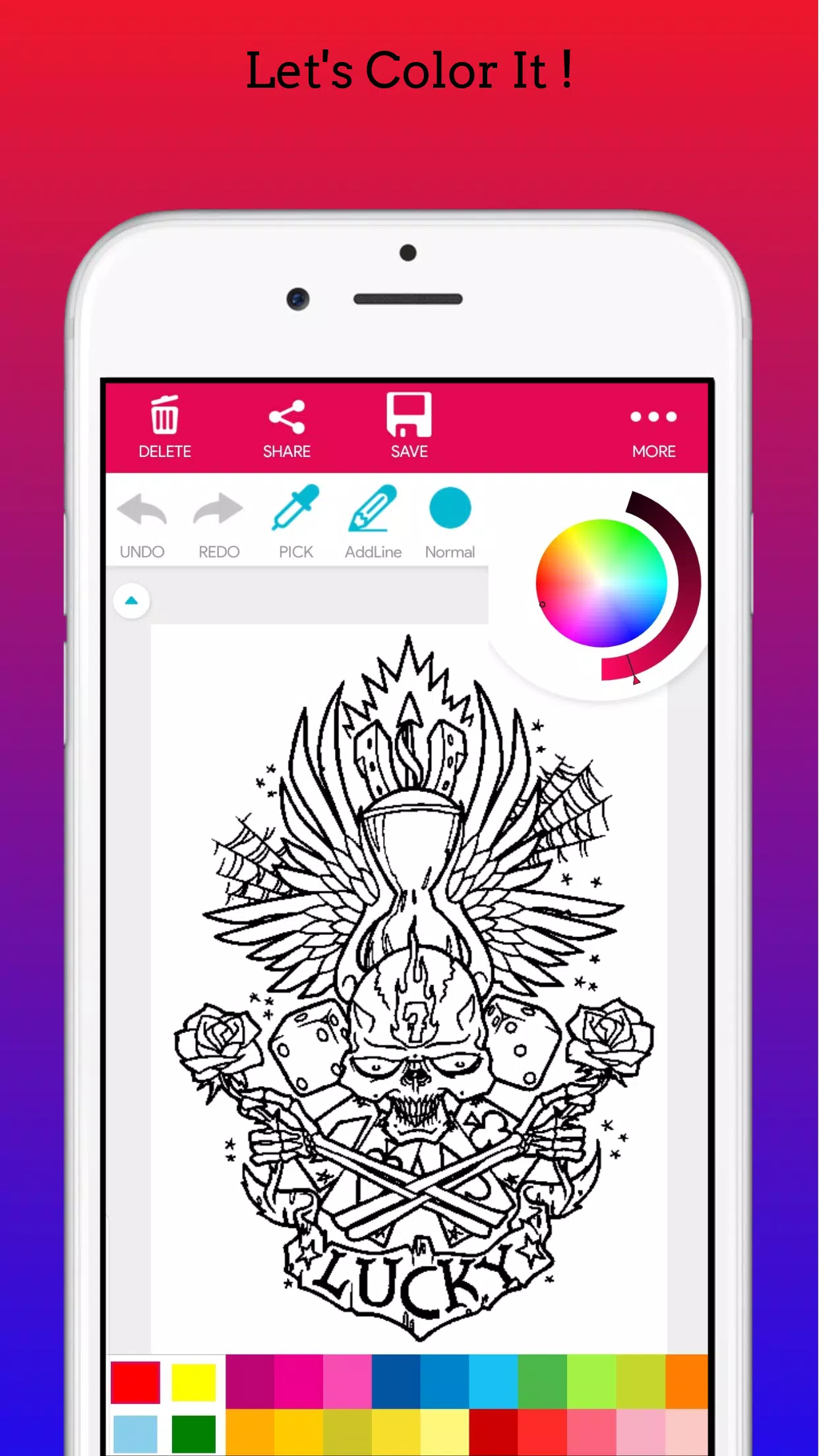 Adults Tattoo Coloring Book Captura de tela 3