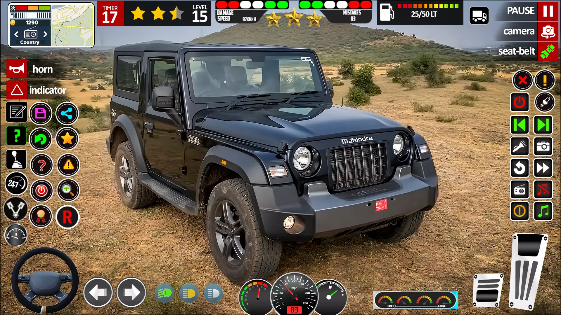 Jeep Driving Game 3d Simulator Schermafbeelding 3