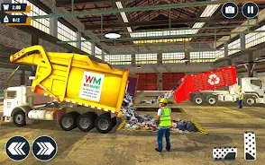 Real Garbage Truck Simulator स्क्रीनशॉट 3