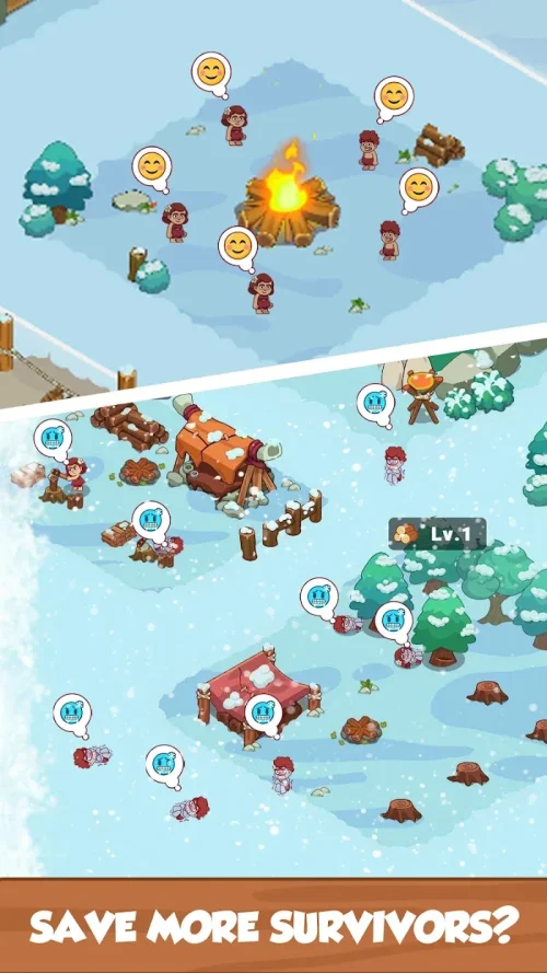 Icy Village: Tycoon Survival應用截圖第2張