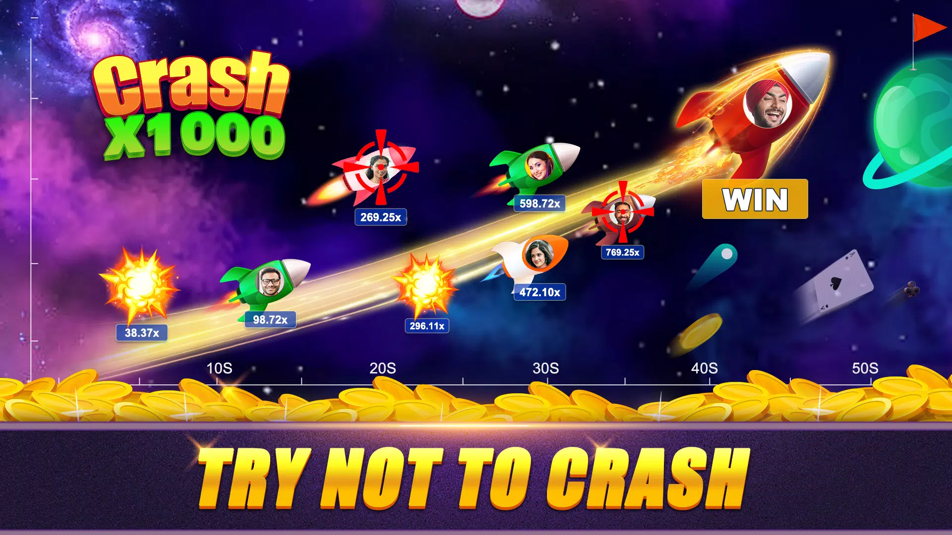 Crash x1000 - Online Poker ဖန်သားပြင်ဓာတ်ပုံ 2