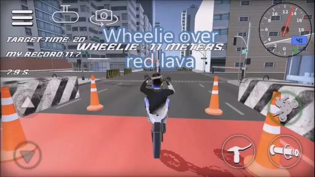 Wheelie Bike 3D game Zrzut ekranu 3