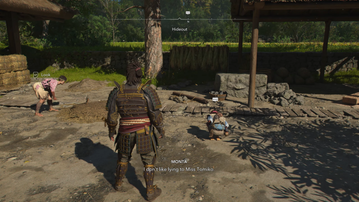 Character interactions in Hideout