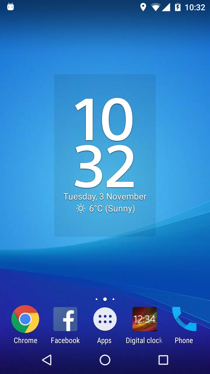 Schermata Digital Clock & Weather Widget 2