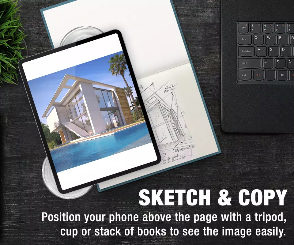 Sketch Copy: Trace & Draw Captura de tela 2