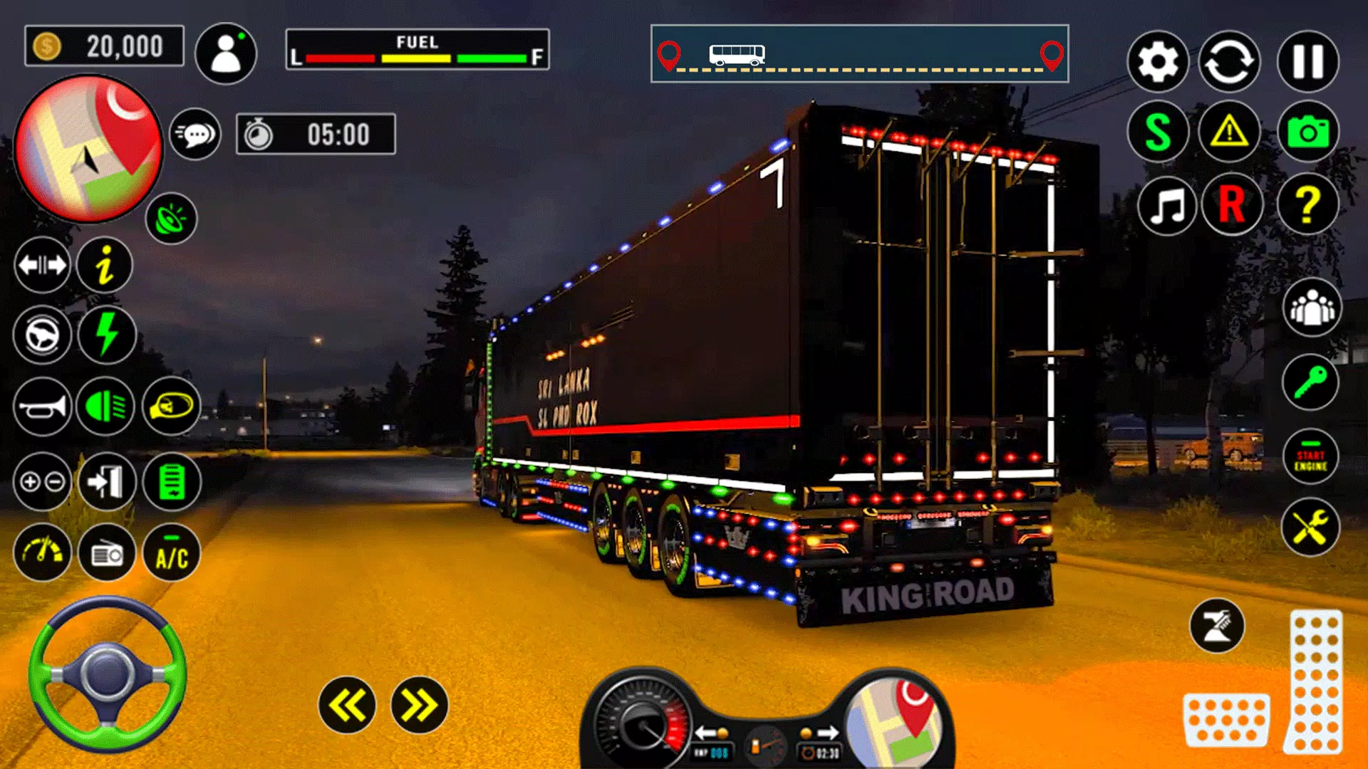 US Truck City Transport Sim 3d ဖန်သားပြင်ဓာတ်ပုံ 1