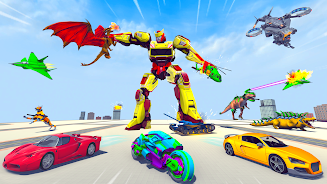 Police Robot Car Game 3d Captura de tela 3