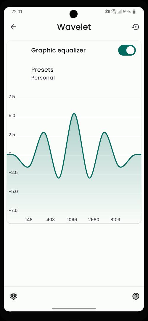 Wavelet: headphone specific EQ Screenshot 3