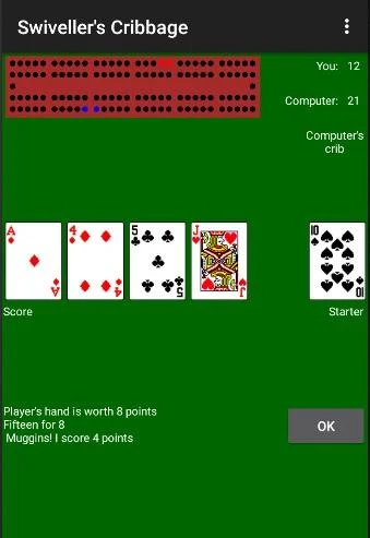 Swiveller's Cribbage Скриншот 3