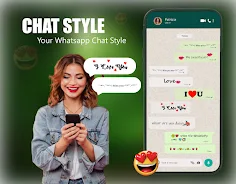 Chat Style - Fonts Keyboard 스크린샷 0