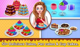 Cake Shop Pastries & Waffles Скриншот 3