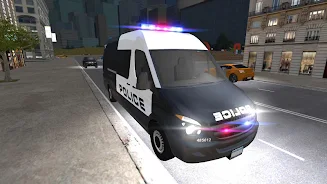 American Police Van Driving Screenshot 2