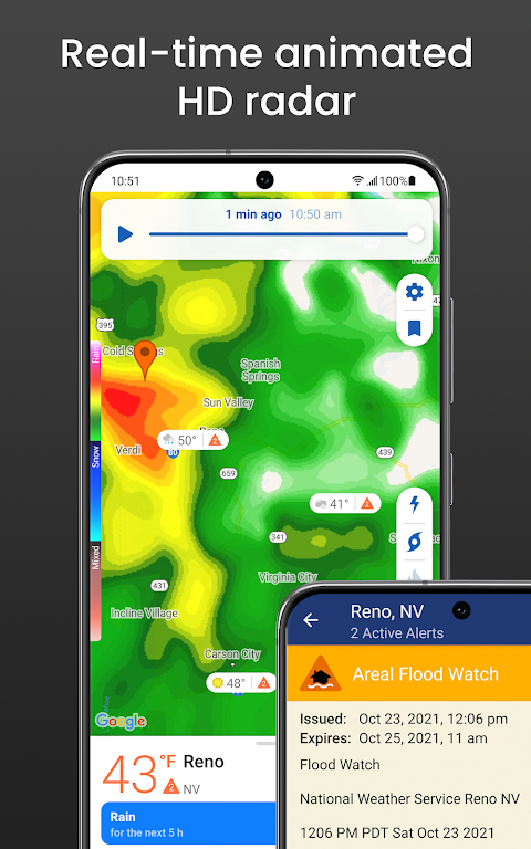 Clime: NOAA Weather Radar Live स्क्रीनशॉट 2