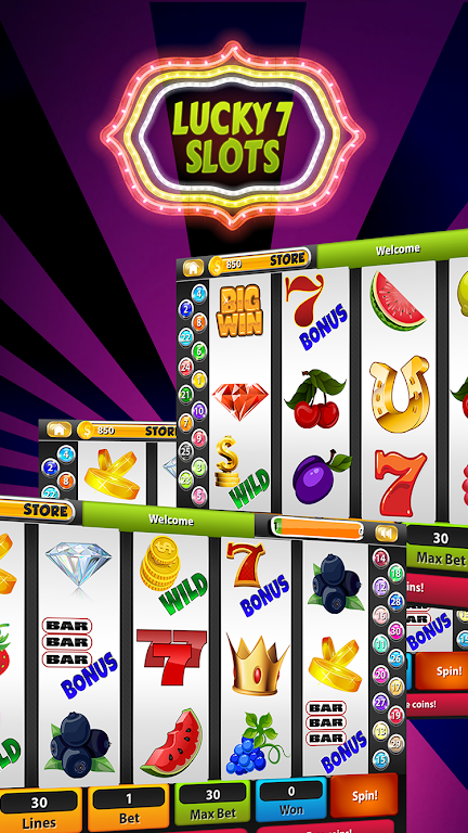 Lucky 7’s Slot Machines Screenshot 2