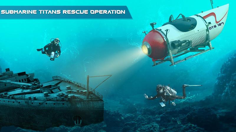 Submarine Titans Rescue Ship Screenshot 3