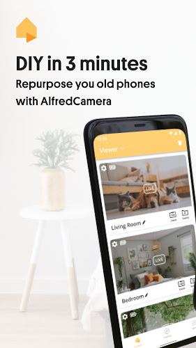 AlfredCamera Home Security app Captura de tela 0