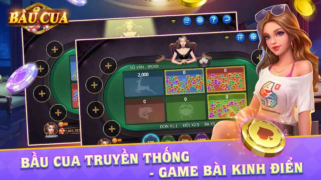 Bầu Cua - Tài Xỉu Casino Скриншот 0