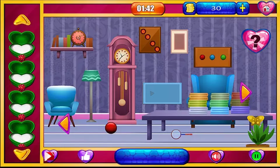 100 Doors Escape - Girl Room Tangkapan skrin 2