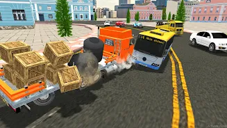 Transporter Truck Driving 3D Скриншот 2