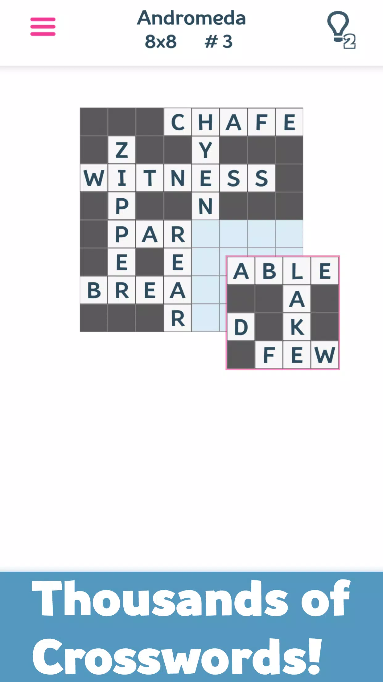 Crosswords(Fill-Ins+Chainword) Скриншот 2