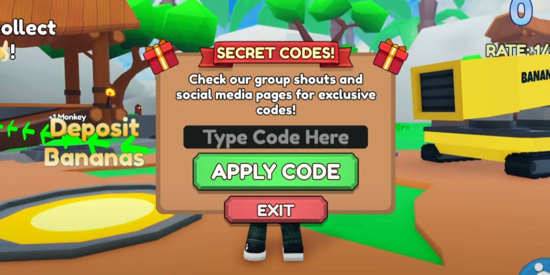 Redeeming Codes Image