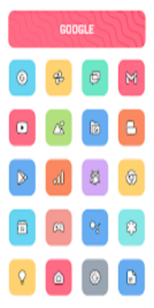 Crayon Adaptive IconPack 스크린샷 1